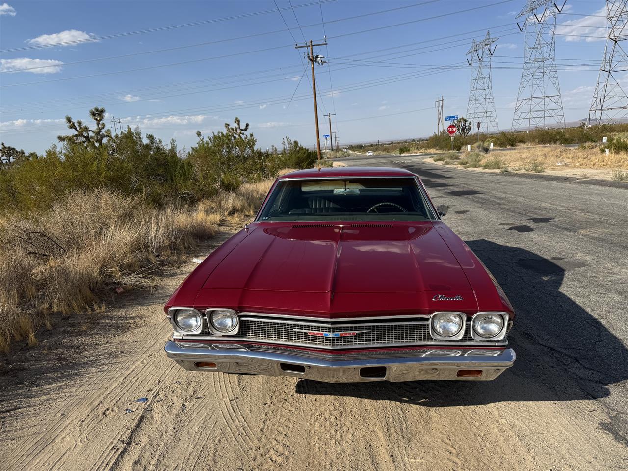 Chevrolet-Chevelle-1968-Burgundy-Black-1