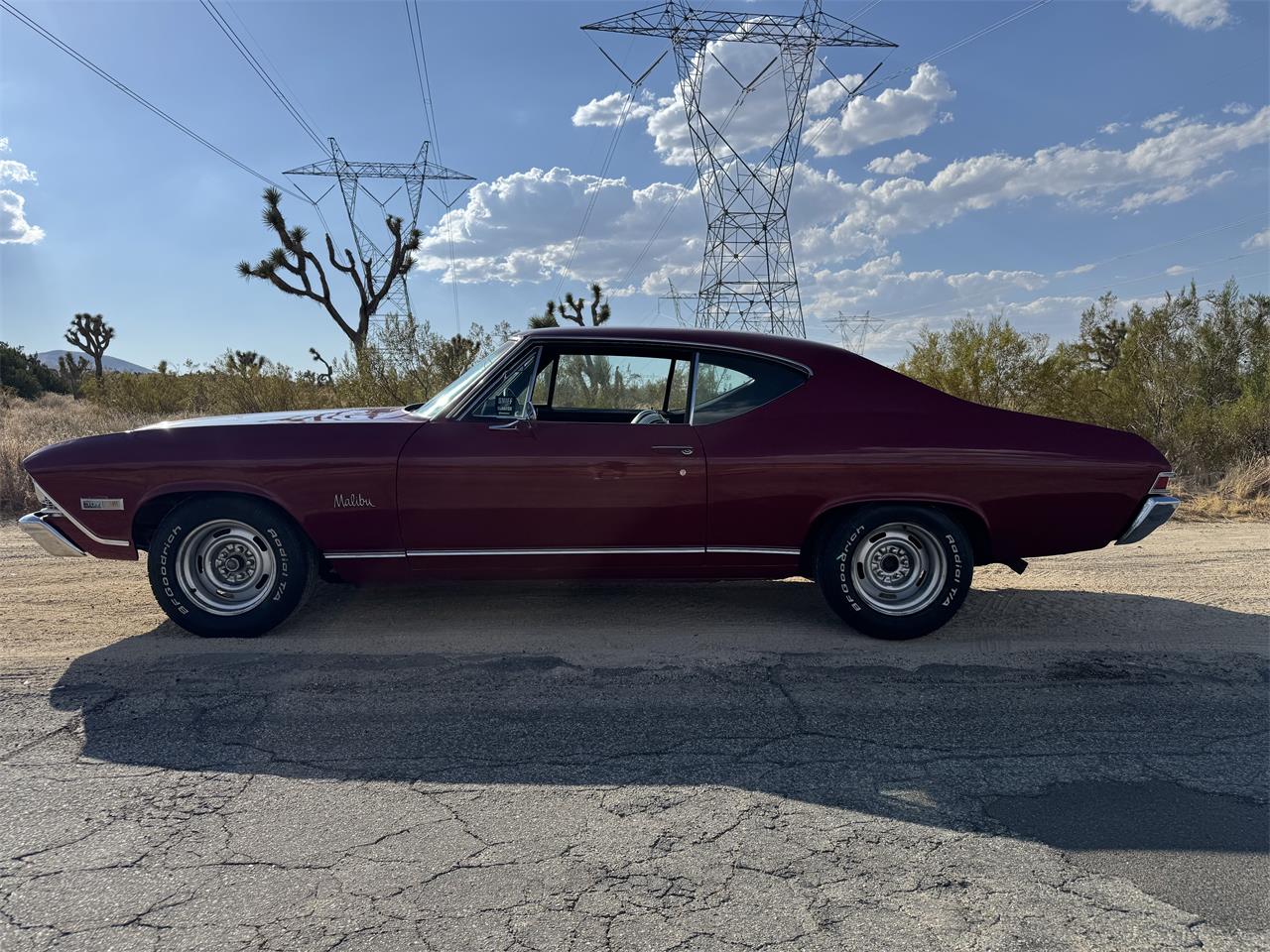 Chevrolet-Chevelle-1968-Burgundy-Black-10