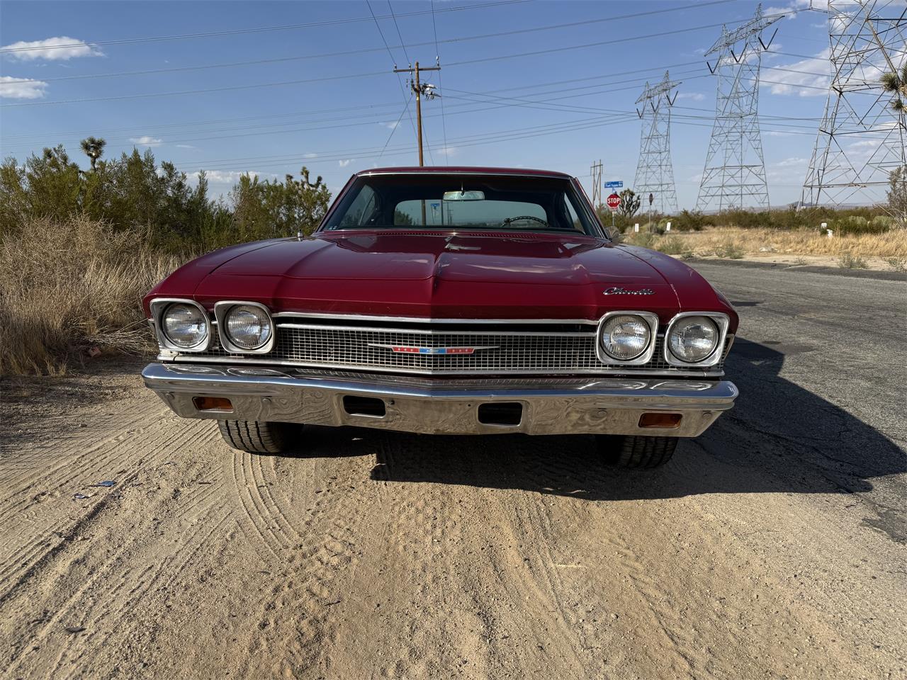 Chevrolet-Chevelle-1968-Burgundy-Black-2