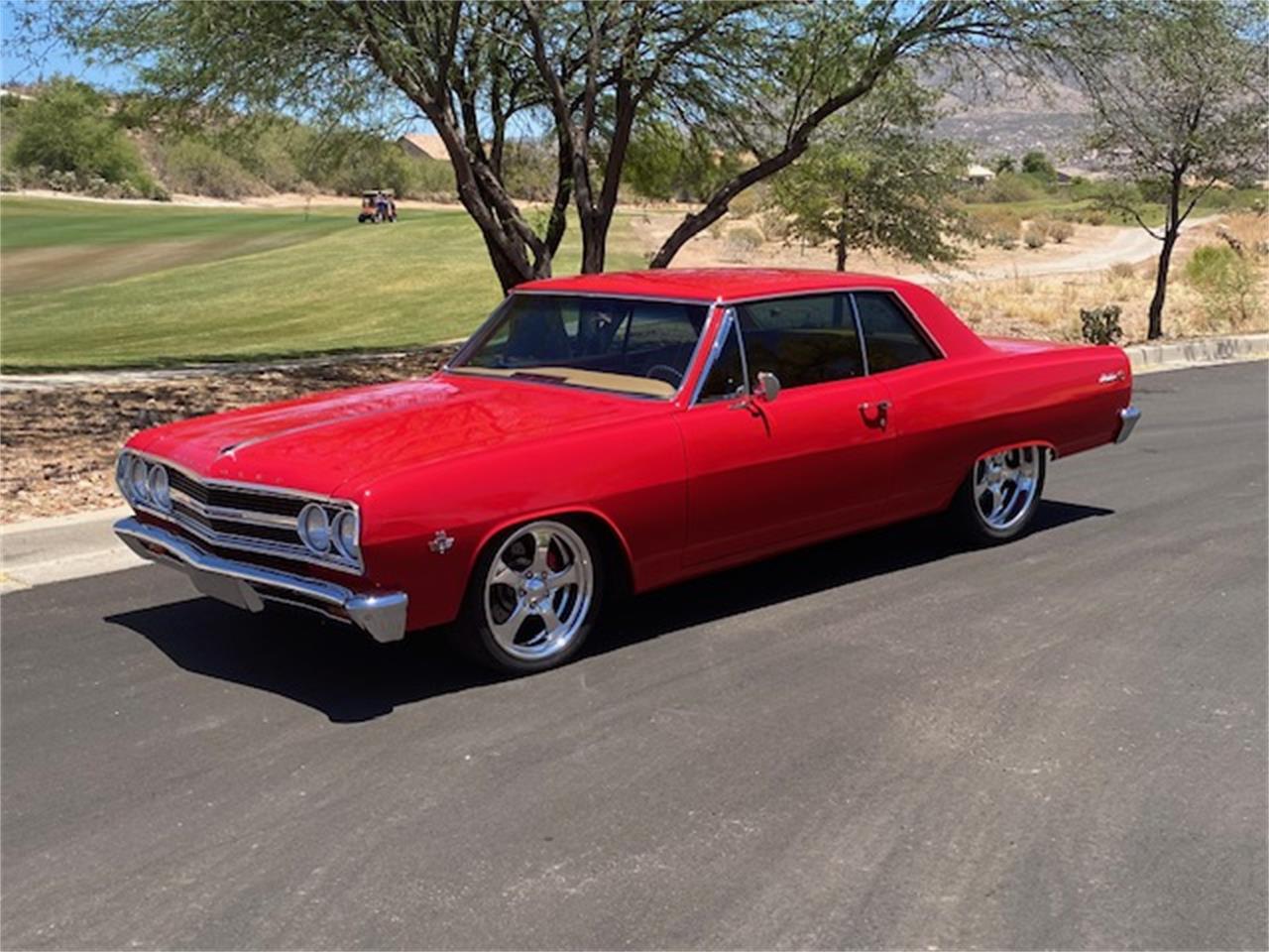 Chevrolet-Chevelle-malibu-1965-Red-Tan-2