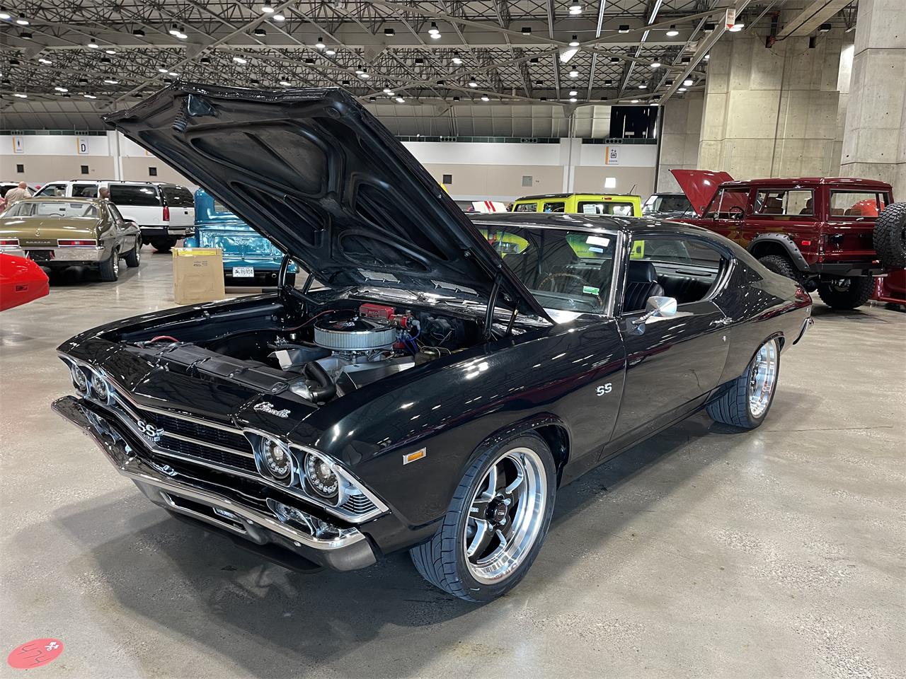 Chevrolet-Chevelle-ss-1969-Black-Forest-Green-Black-9