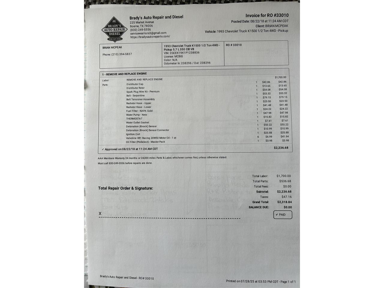 Chevrolet-Ck1500-1993-Champaign-Beige-11
