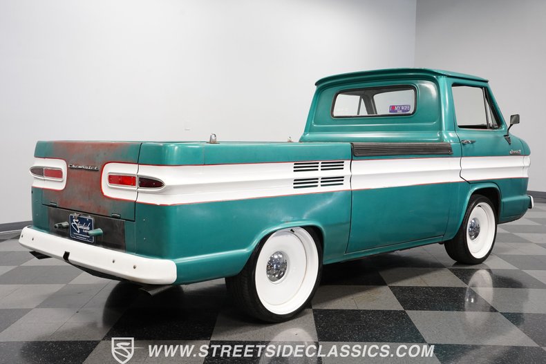 Chevrolet-Corvair-1961-Green-Green-27