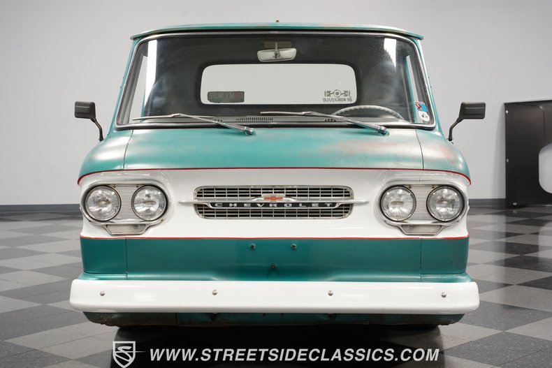 Chevrolet-Corvair-1961-Green-Green-32