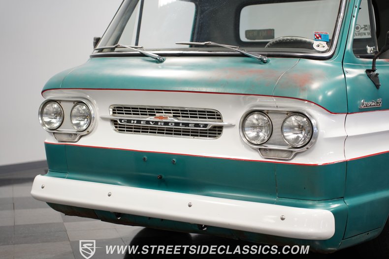 Chevrolet-Corvair-1961-Green-Green-34