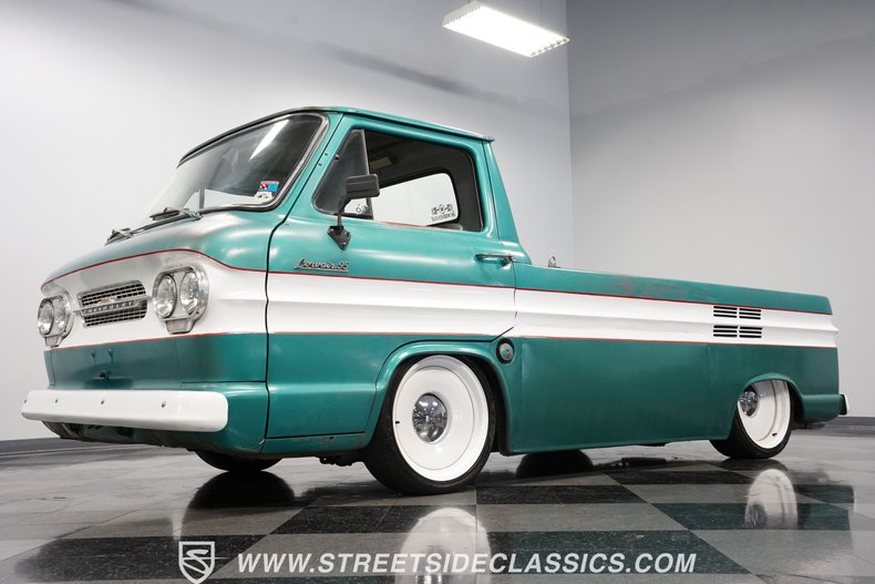 Chevrolet-Corvair-1961-Green-Green-36