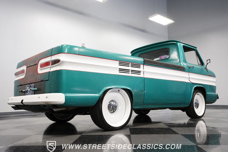 Chevrolet-Corvair-1961-Green-Green-42