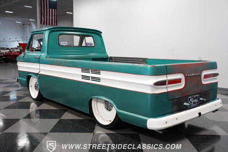 Chevrolet-Corvair-1961-Green-Green-9