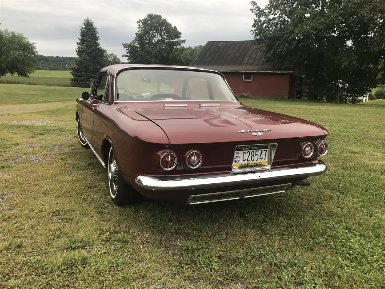 Chevrolet-Corvair-monza-1963-Maroon-Black-4