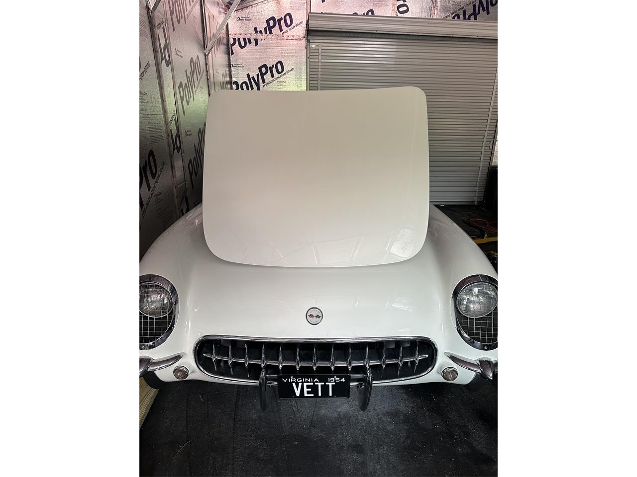 Chevrolet-Corvette-1954-White-Red-1