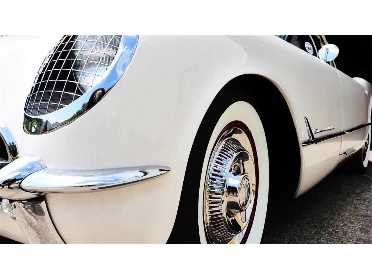 Chevrolet-Corvette-1954-White-Red-4
