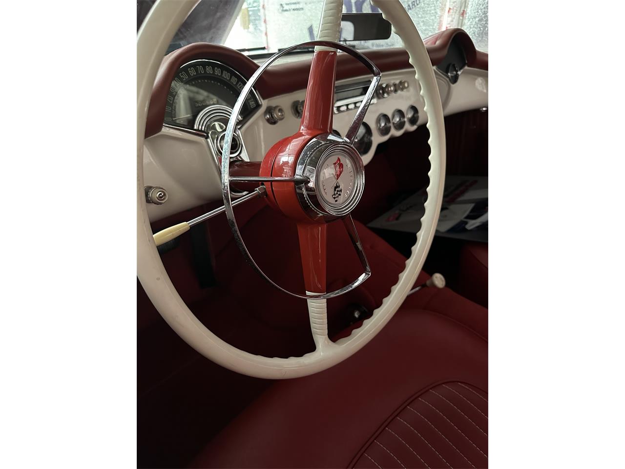 Chevrolet-Corvette-1954-White-Red-5