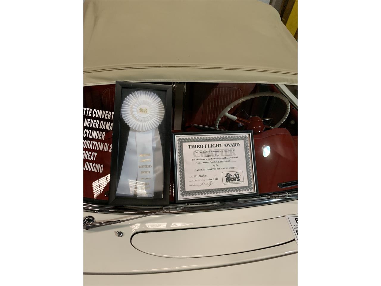 Chevrolet-Corvette-1954-White-Red-5