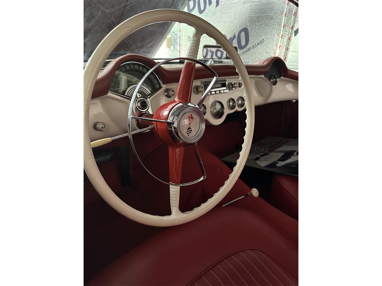 Chevrolet-Corvette-1954-White-Red-7