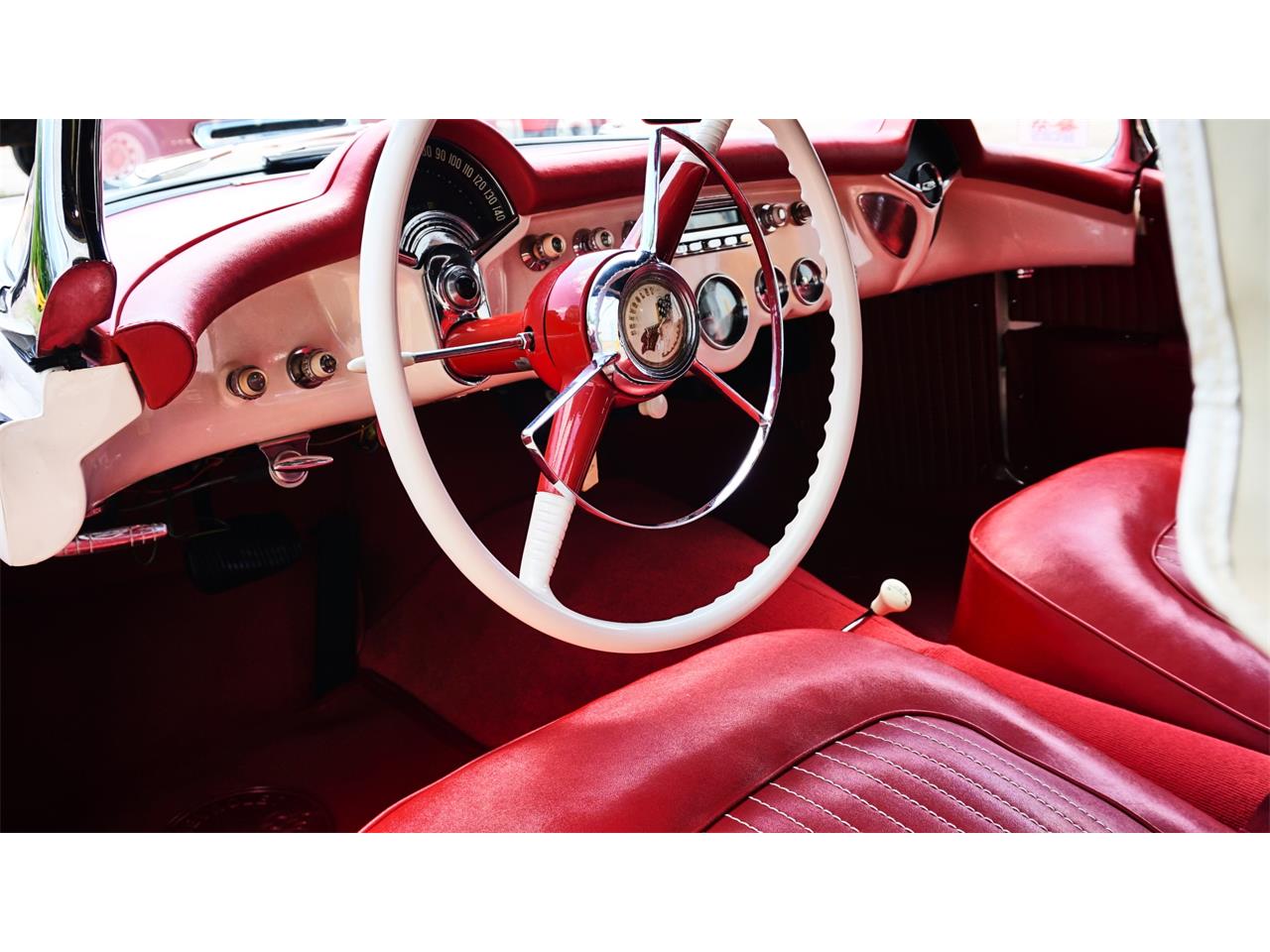 Chevrolet-Corvette-1954-White-Red-8