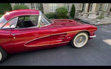 Chevrolet-Corvette-1960-Red-Black-1