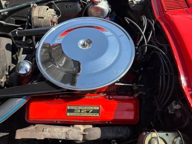 Chevrolet-Corvette-1963-Red-Red-1