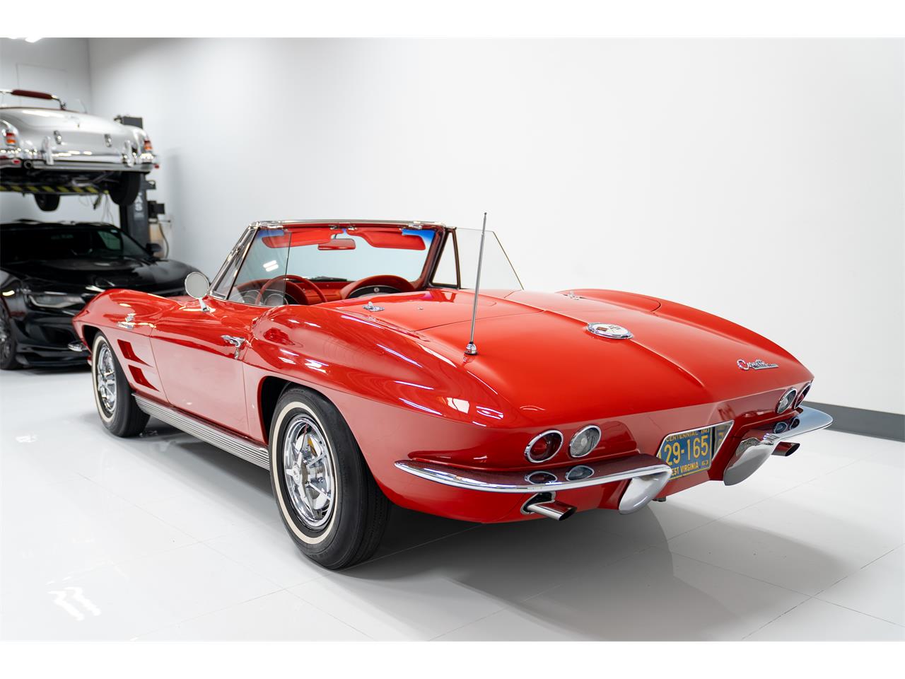 Chevrolet-Corvette-1963-Red-Red-18
