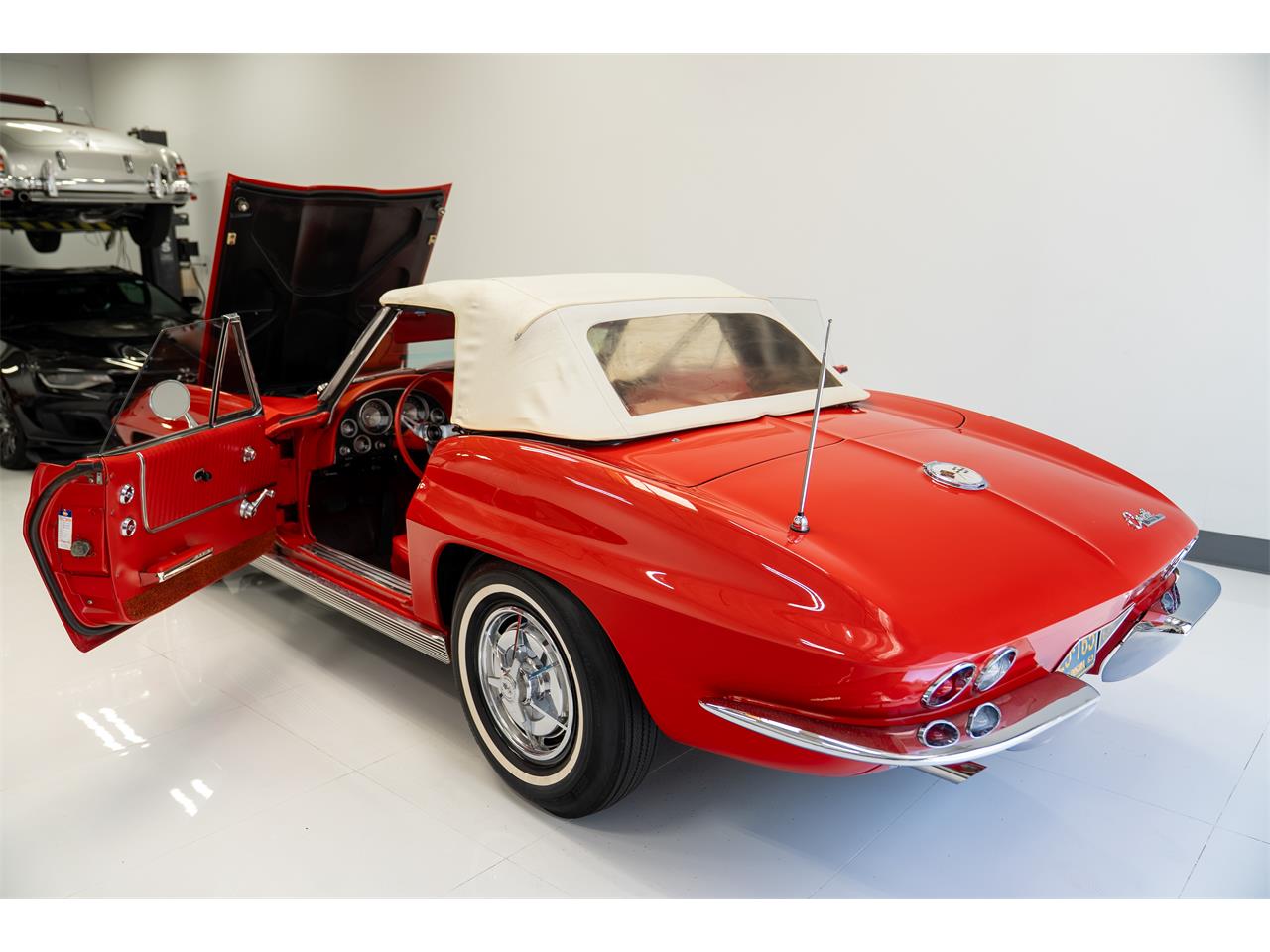 Chevrolet-Corvette-1963-Red-Red-24