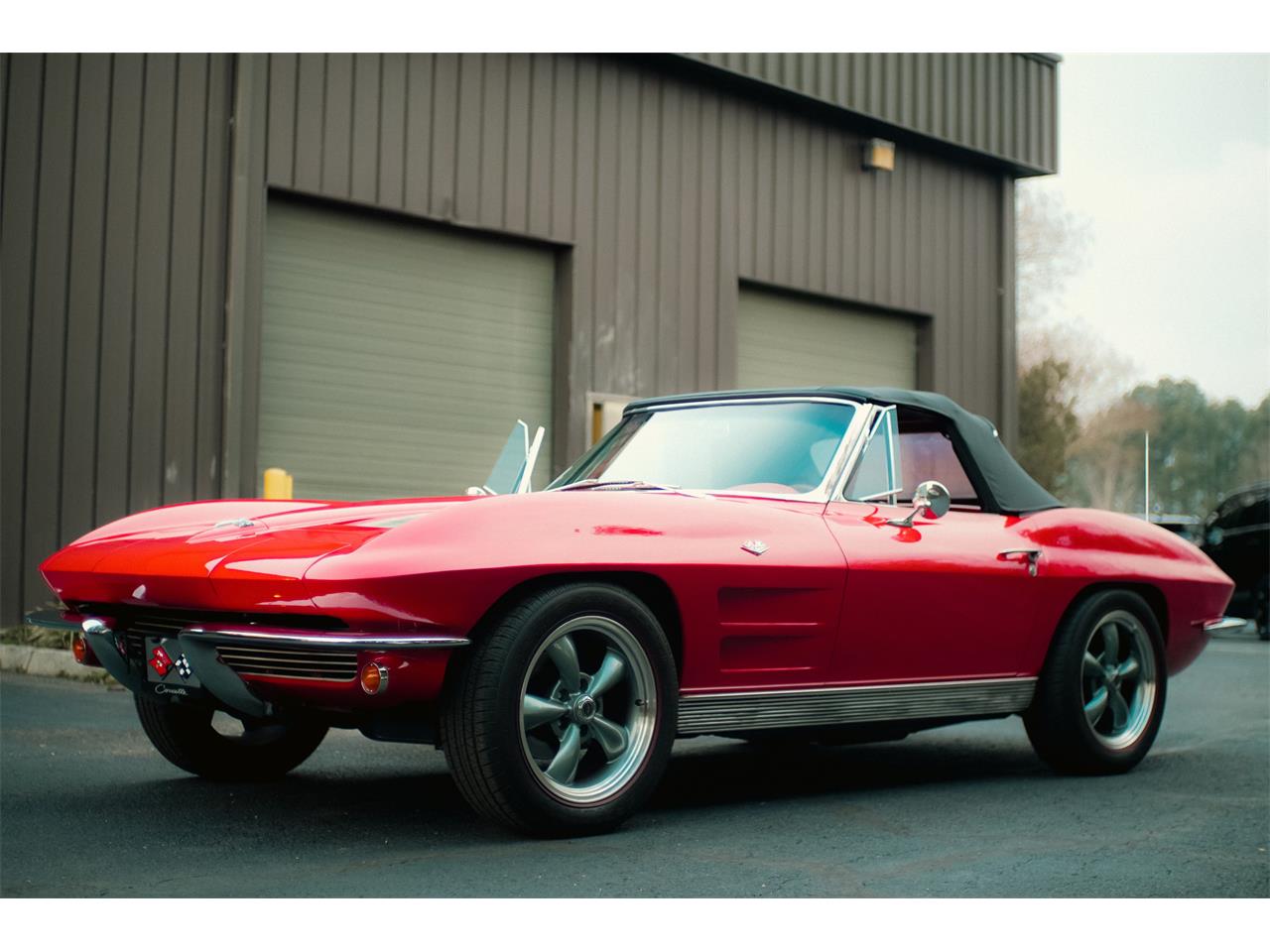 Chevrolet-Corvette-1963-Red-Red-40