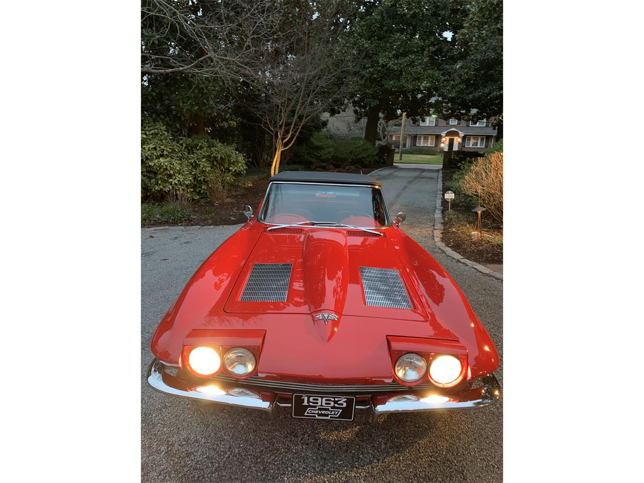 Chevrolet-Corvette-1963-Red-Red-42