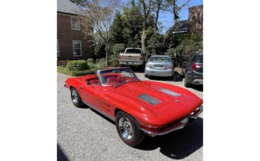 Chevrolet-Corvette-1963-Red-Red-5