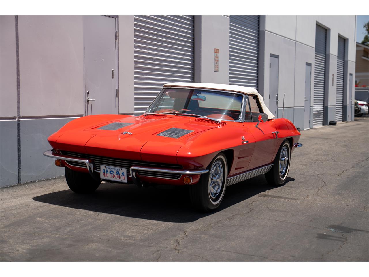 Chevrolet-Corvette-1963-Red-Red-68
