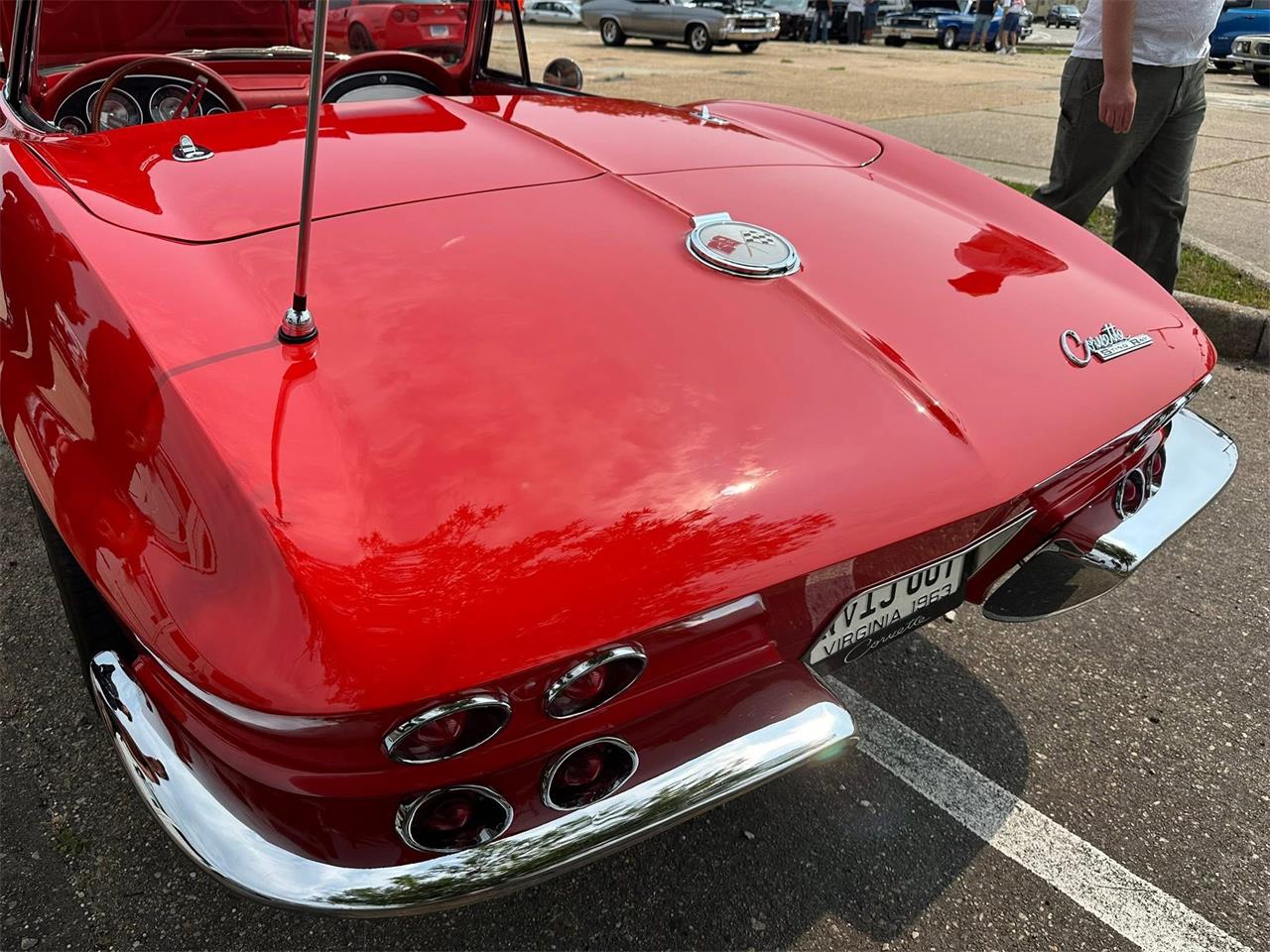 Chevrolet-Corvette-1963-Red-Red-8
