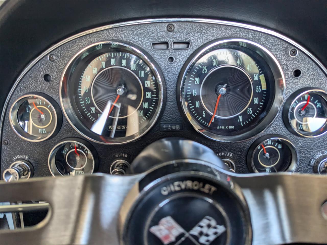 Chevrolet-Corvette-1964-Silver-Blue-Black-12