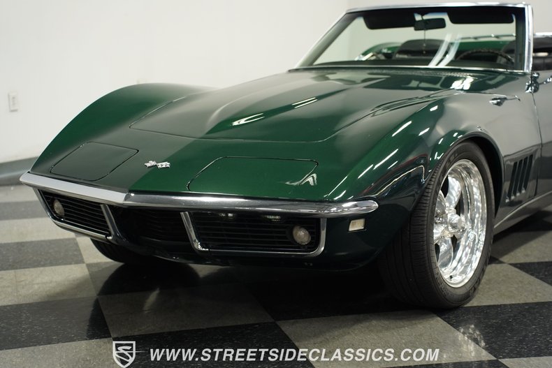 Chevrolet-Corvette-1968-British-Green-Black-31