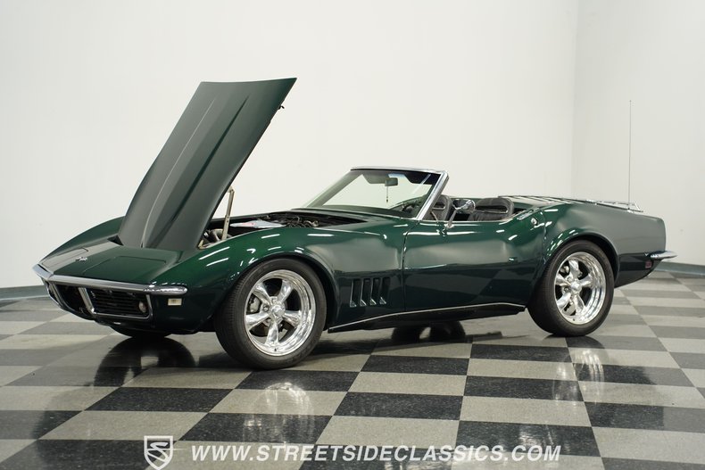 Chevrolet-Corvette-1968-British-Green-Black-39