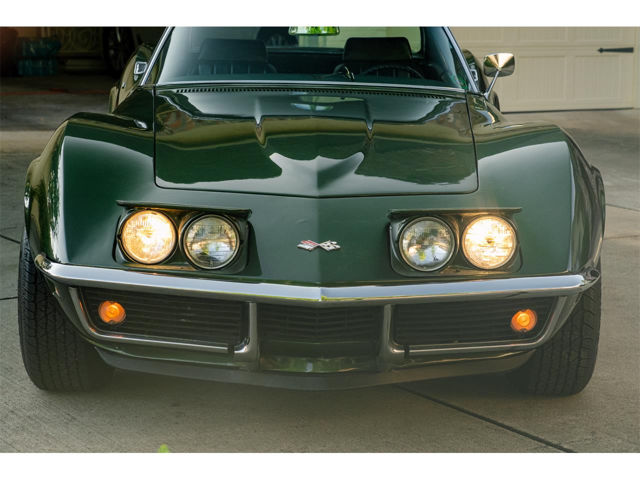 Chevrolet-Corvette-1969-Rally-Green-Green-34
