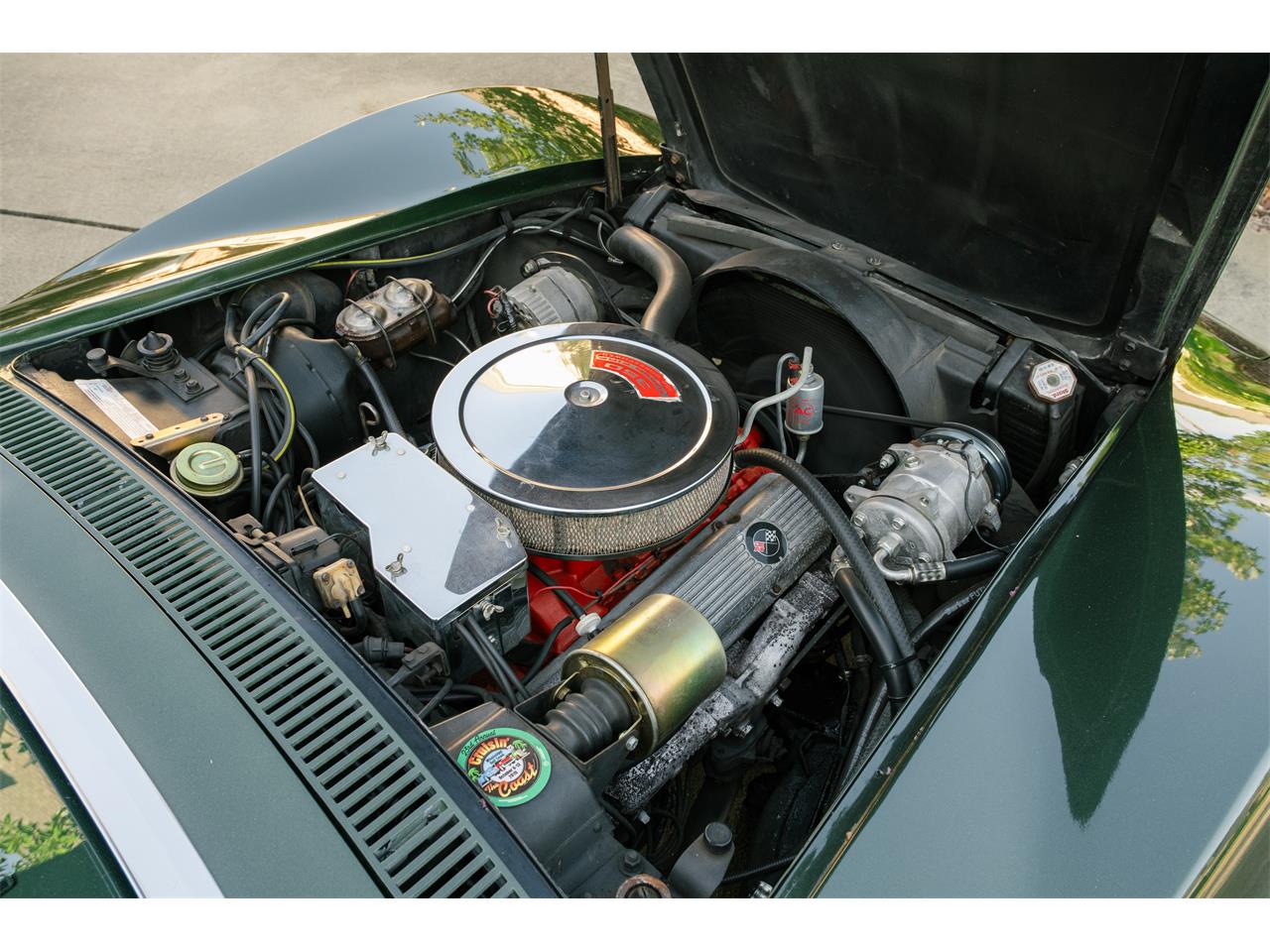 Chevrolet-Corvette-1969-Rally-Green-Green-45