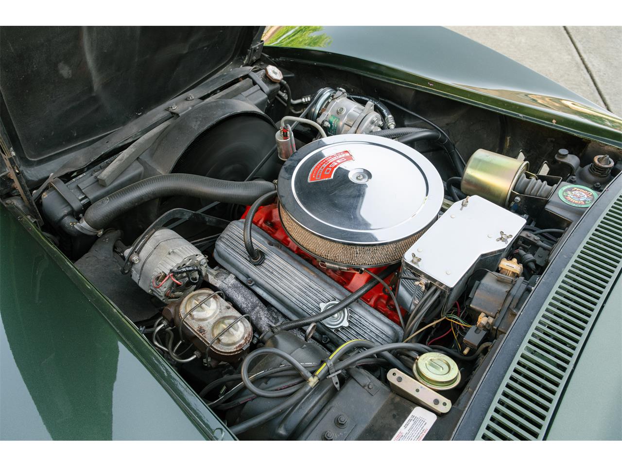 Chevrolet-Corvette-1969-Rally-Green-Green-46