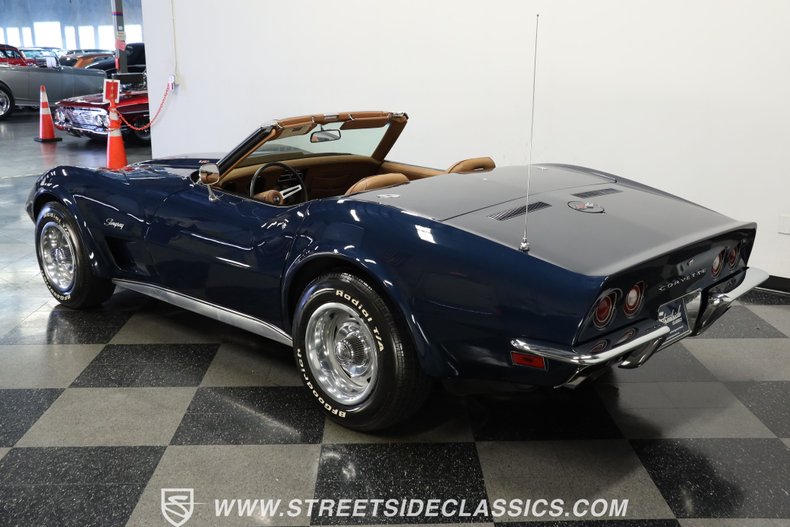 Chevrolet-Corvette-1973-Dark-Blue-Metallic-Saddle-Leather-1