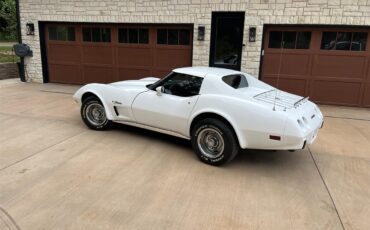 Chevrolet-Corvette-1976-White-Black-1