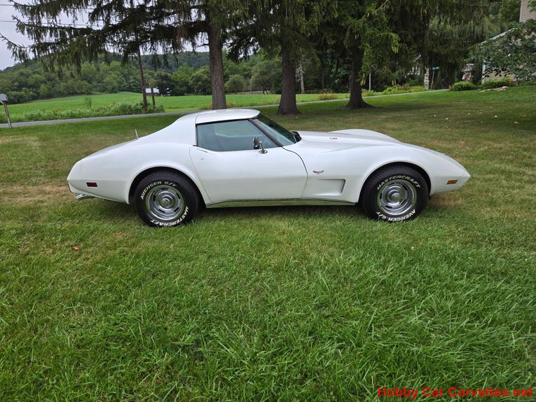 Chevrolet-Corvette-1977-White-Smoke-1