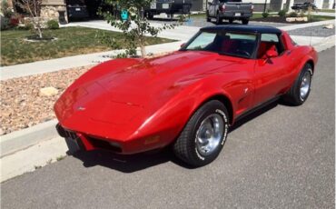 Chevrolet-Corvette-1979-Red-Black