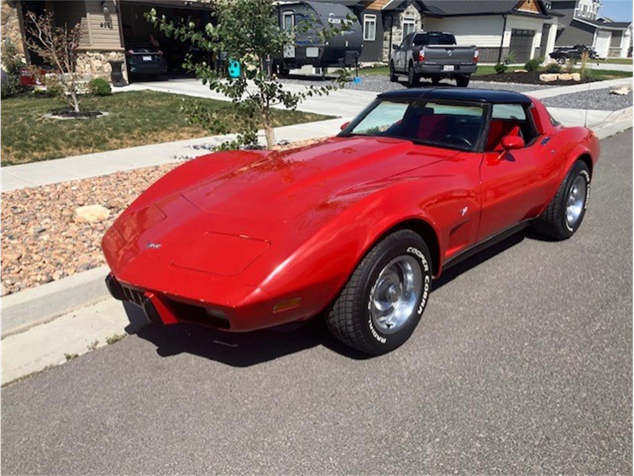 Chevrolet-Corvette-1979-Red-Black