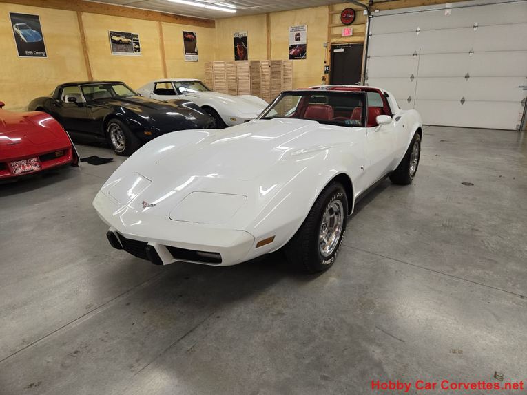 Chevrolet-Corvette-1979-White-Red-35