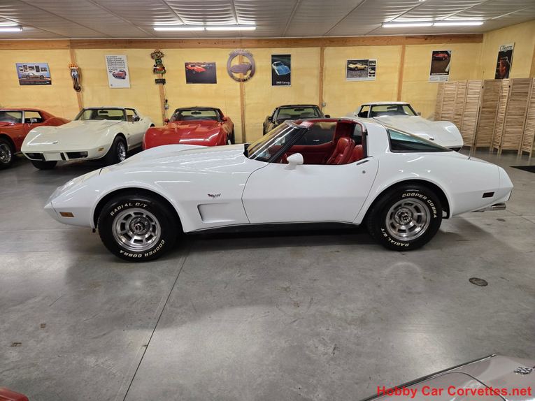Chevrolet-Corvette-1979-White-Red-37