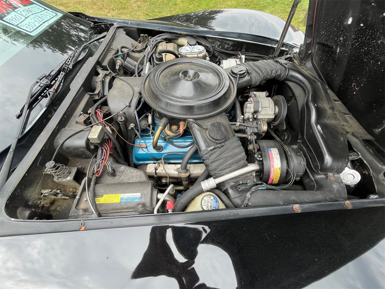 Chevrolet-Corvette-1980-Black-Black-white-14