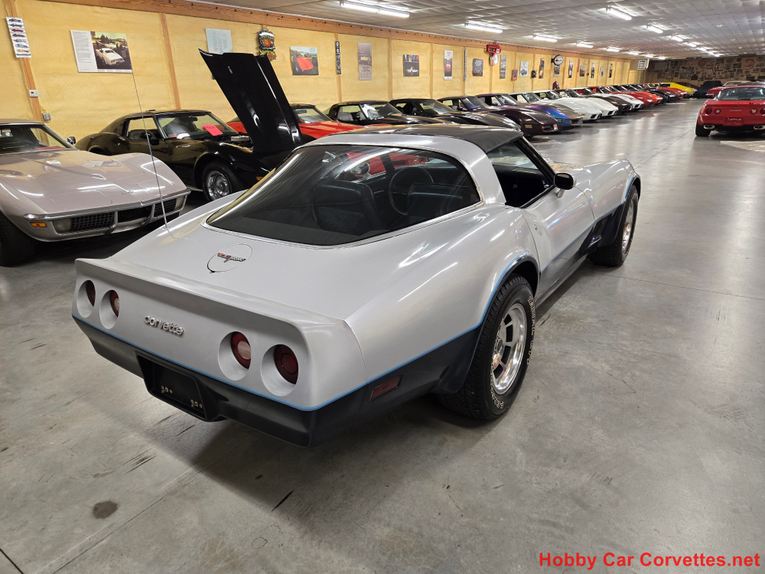 Chevrolet-Corvette-1981-Silver-Blue-1