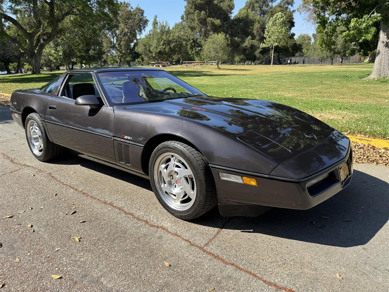 Chevrolet-Corvette-1990-Charcoal-metallic-Gray-Leather-12
