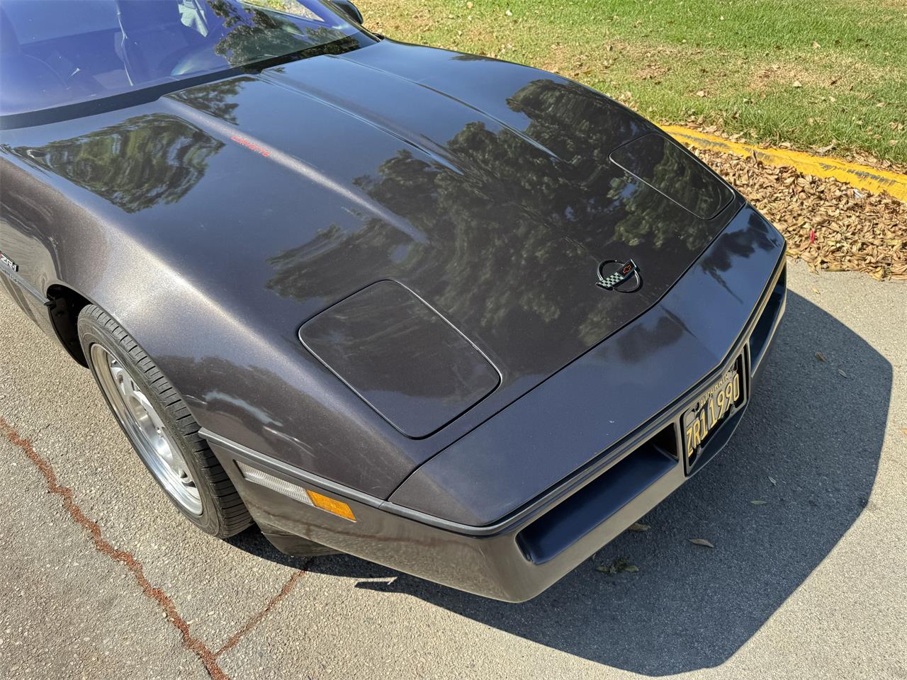 Chevrolet-Corvette-1990-Charcoal-metallic-Gray-Leather-13