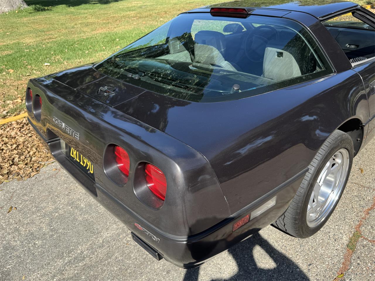 Chevrolet-Corvette-1990-Charcoal-metallic-Gray-Leather-24