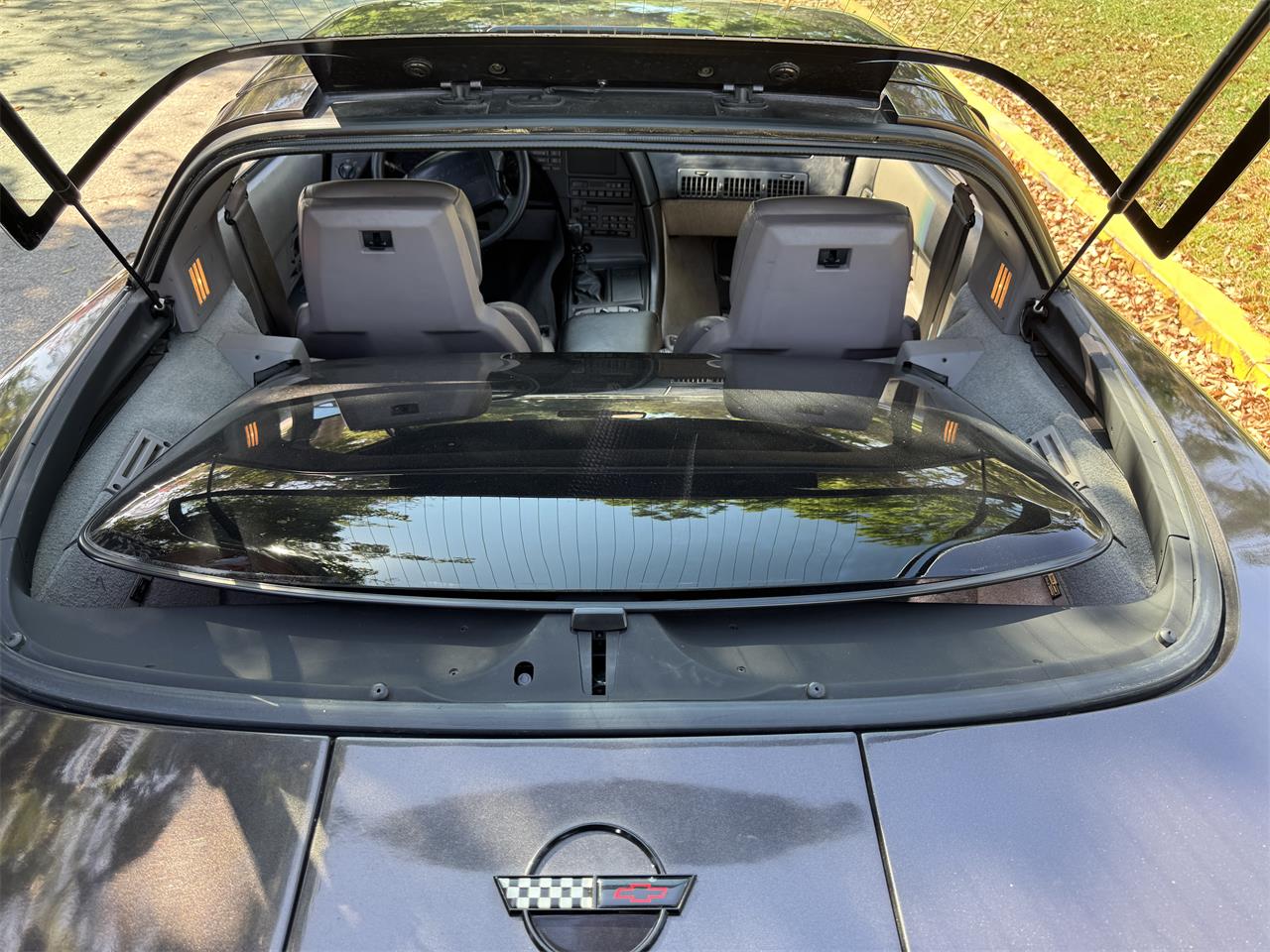 Chevrolet-Corvette-1990-Charcoal-metallic-Gray-Leather-26