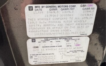 Chevrolet-Corvette-1990-Charcoal-metallic-Gray-Leather-4