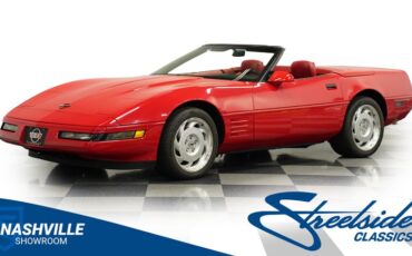 Chevrolet-Corvette-1991-Bright-Red-Red