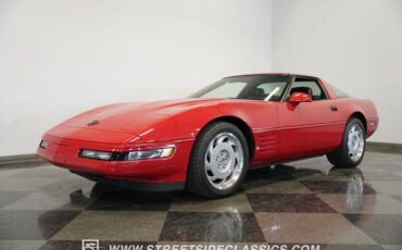 Chevrolet-Corvette-1991-Bright-red-Black-10